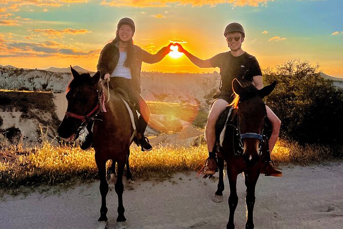 Adventure in Cappadocia Horse Riding Sunset ,Daytime - Calm horses and patient help for beginners