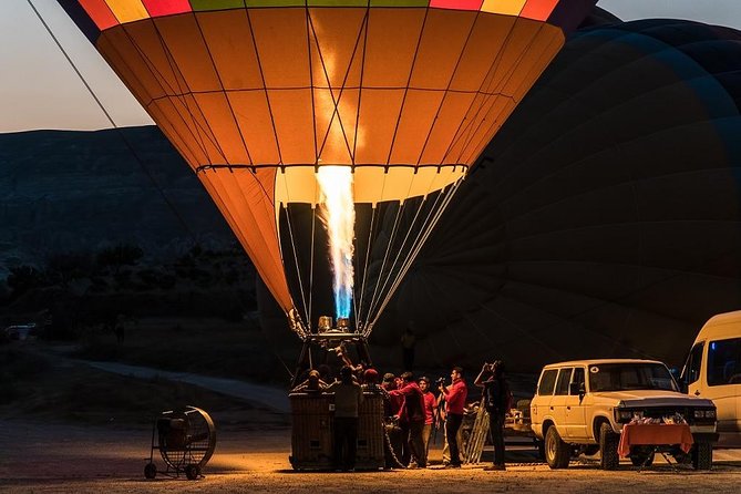 Budget Hot Air Balloon Ride over Cappadocia - Fairy Chimneys and the rock formations below
