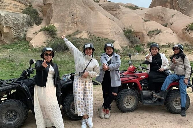 Capadocia atv tour through fairy chimneys and love valley - Çavuşin Village and the sunset finish