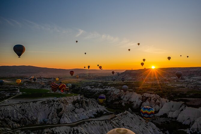 Cappadocia Balloon Flight Ticket Over Goreme valley - Paşabağ and the fairy chimneys from above