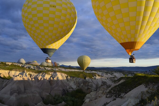 Cappadocia Balloon Ride with Breakfast, Champagne AT GOREME OVER - Takeoff, flight, and landing