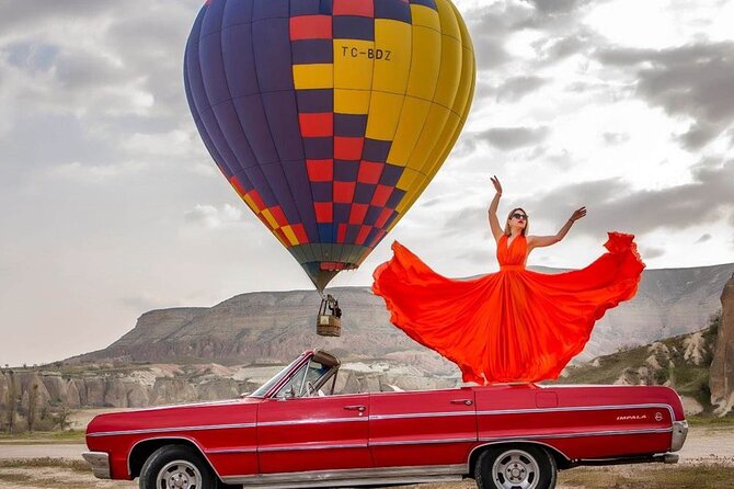 Cappadocia Classic Car Experince Sunrise, Sunset & Daytime Tour - Rose Valley and Love Valley: red rock and fairy chimneys