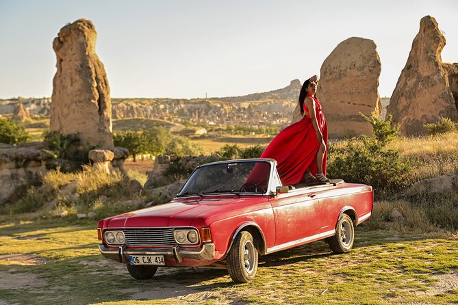 Cappadocia Classic Car Sunset or sunrise - Love Valley is the signature photo stop