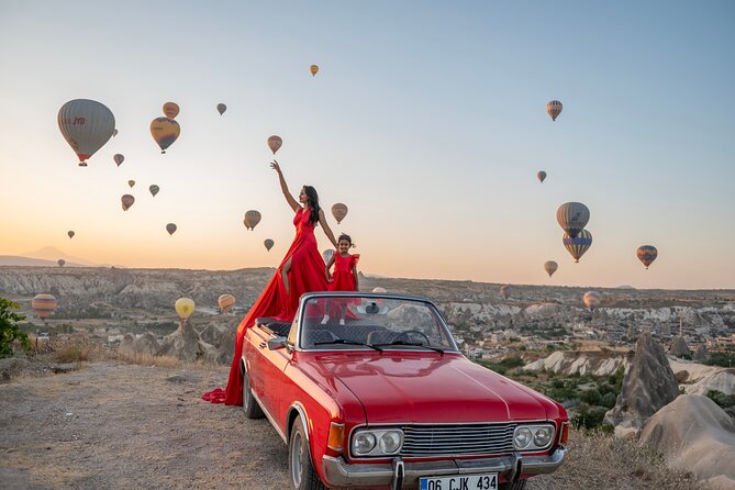 Cappadocia Classic Car Sunset or sunrise - Göreme pickup keeps the start simple