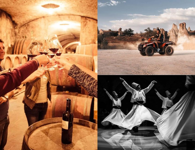 Cappadocia: Combo Tour with Wine Tasting and Adventure Tours - Choosing the right second half