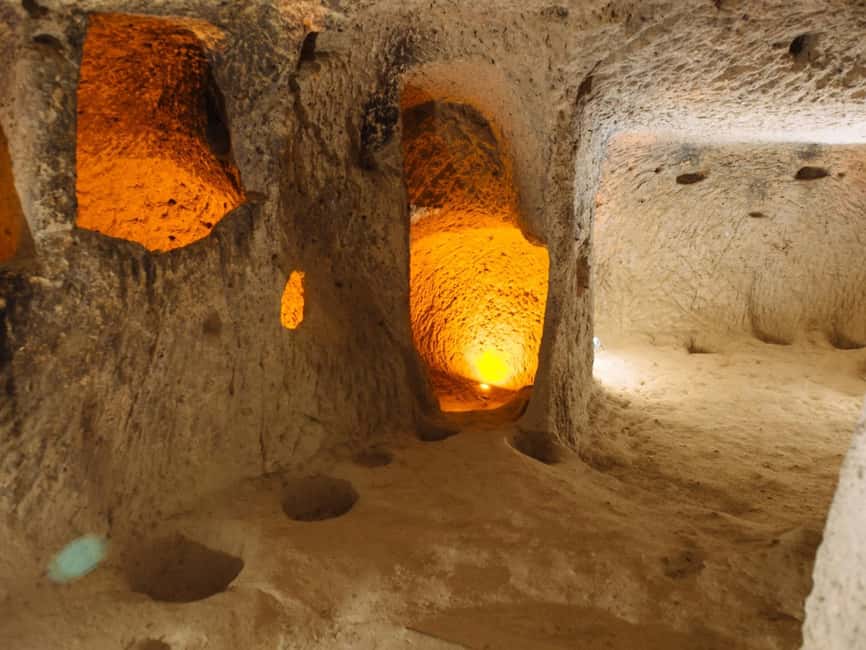 Cappadocia Green Tour without Lunch and Tickets - Derinkuyu Underground City and its narrow passageways