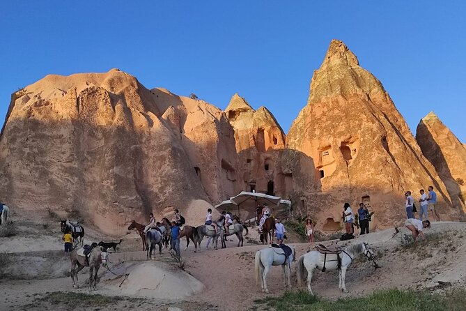 Cappadocia Horse Back Riding Tour Daily/Sunset - The church stop and the 20 minute pause