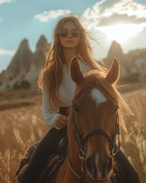 Cappadocia: Horseback Riding Tour with Hotel Transfer - Getting settled with the horse and guide