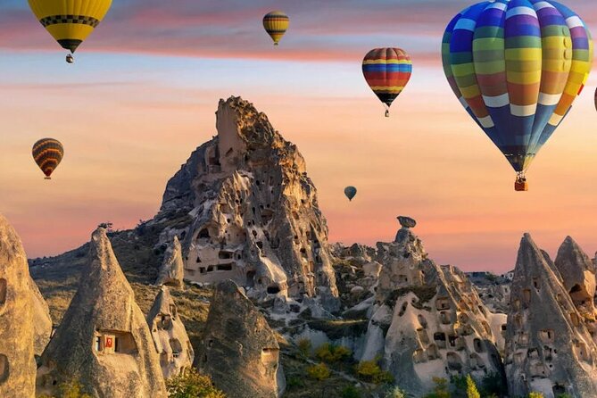 Cappadocia Hot Air Ballon experiences in Goreme - Red Valley, Love Valley, and the fairy chimneys