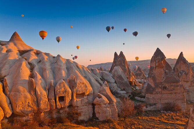Cappadocia Hot Air Ballon experiences in Goreme - Looking down on the Goreme Open-Air Museum