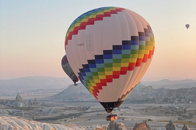 Cappadocia Hot Air Balloon Flight and Rainbow Balloons - A bird’s-eye view of Göreme National Park