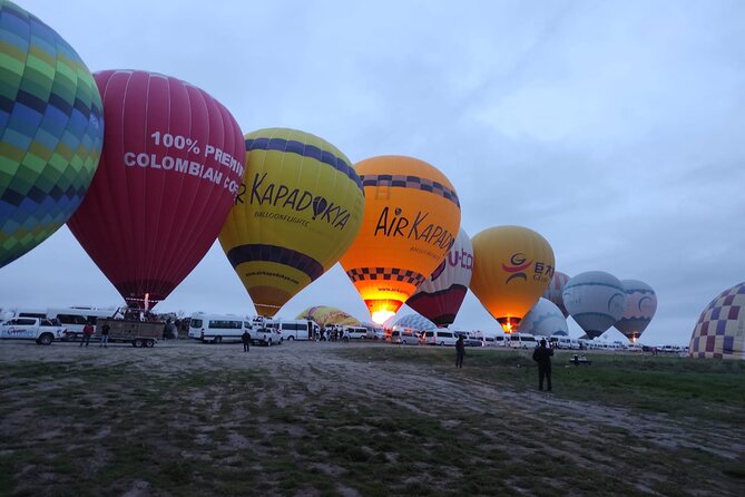 Cappadocia Hot Air Balloon Flight / Over Goreme & FairyChimneys - Landing on a trailer or in an open area