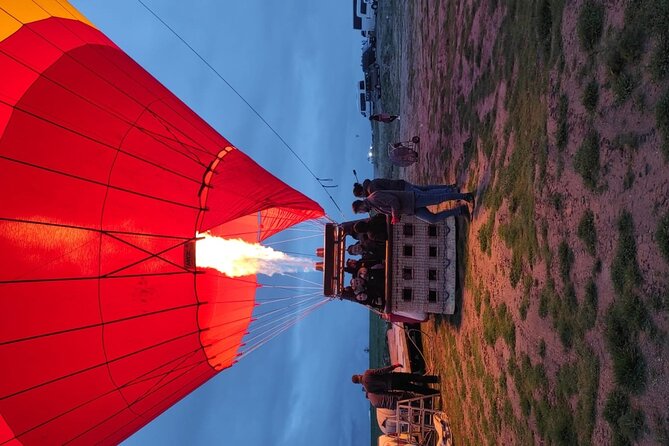 Cappadocia Hot Air Balloon Flight / Over Goreme & FairyChimneys - Before sunrise at the Tubos Travel departure point