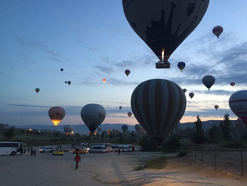 Cappadocia: Hot Air Balloon Watching - Watching the balloons inflate before takeoff