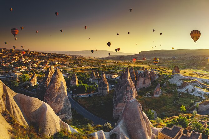 Cappadocia Hot Air Balloon with Small Group City Tour - Monks Valley and the fairy chimneys