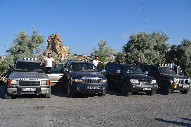 Cappadocia Jeep Safari with Hot Air Balloon Watch at Sunrise - Finishing above Ortahisar Castle