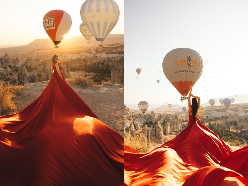 Cappadocia: Photo Shooting With Flying Dresses - Choosing the Dress the Night Before