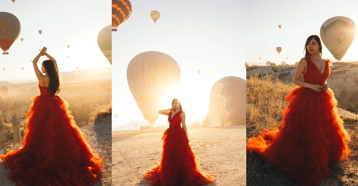 Cappadocia: Photo Shooting With Flying Dresses - Love Valley and the Second Set of Images