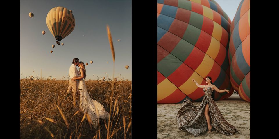 Cappadocia: PhotoShoot with Balloons. Flying Dress included. - Practical booking advice