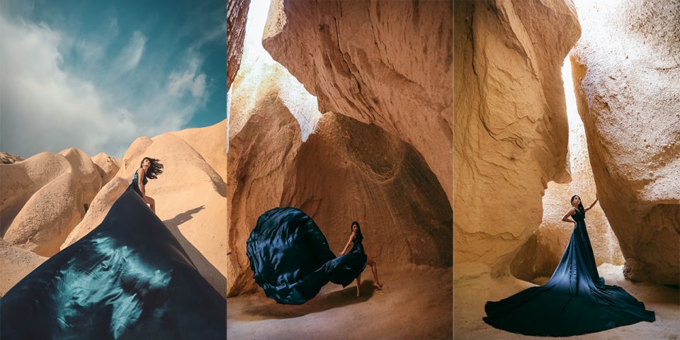 Cappadocia: PhotoShoot with Balloons. Flying Dress included. - What this Cappadocia photo session is really like