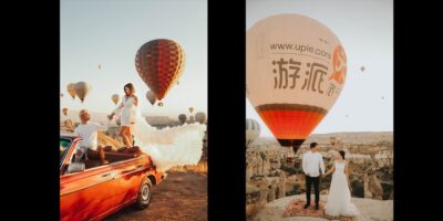 Cappadocia: PhotoShoot with Balloons. Flying Dress included.
