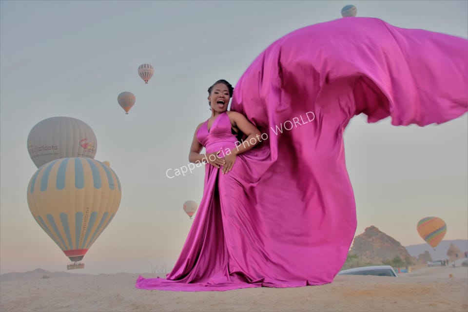 Cappadocia Photoshoot with Flying Dress - Key points to know before booking