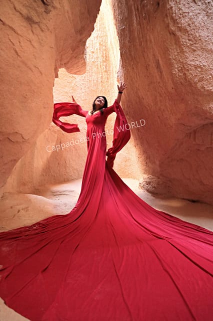 Cappadocia Photoshoot with Flying Dress - Who will enjoy this most