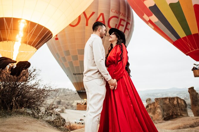 Cappadocia Photoshoot with Flying Dress & Instagram Reels - Love Valley and its distinctive rock shapes