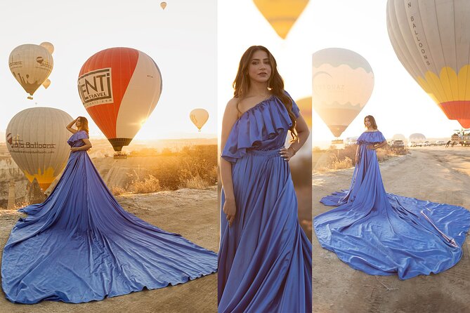Cappadocia Photoshooting with Flying Dress - Choosing a Flying Dress in Goreme