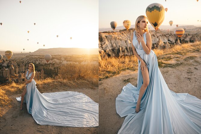 Cappadocia Photoshooting with Flying Dress - The Photo Delivery and Editing Arrangement