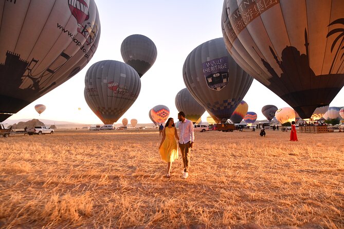 Cappadocia Private Balloon Watching Tour - Following the balloons through Cavusin