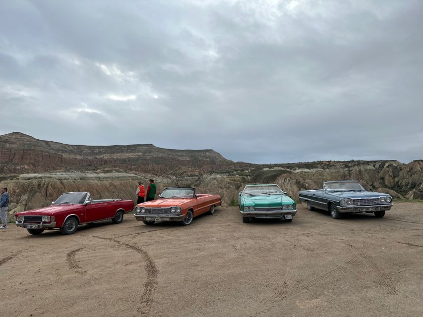 Cappadocia: Private Classic Car Trip with Photoshoot Option - Classic car and flying dress extras
