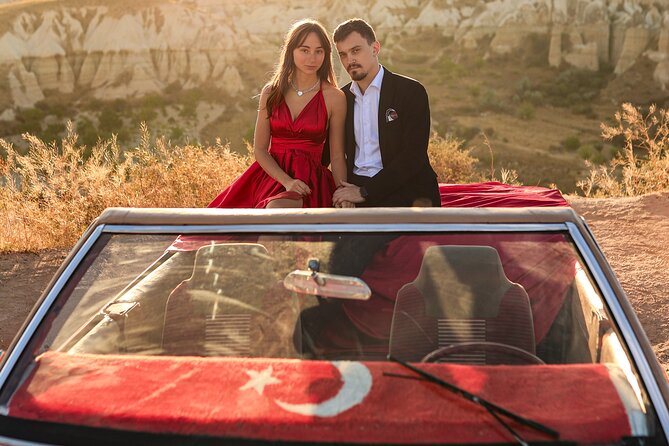 Cappadocia Private Photo Shoot with Flying Dress & Vintage Car - Private transport and the value of personal attention