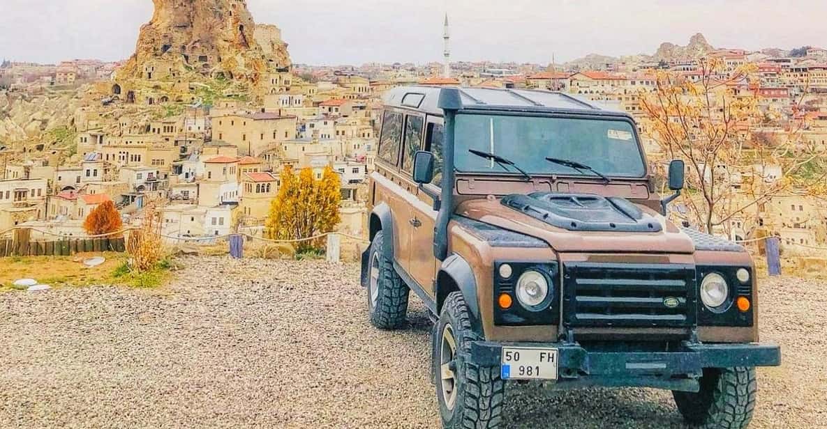 Cappadocia: Private Sunset, Sunrise & Day Jeep Safari Tour - The pickup sets the tone for a short tour