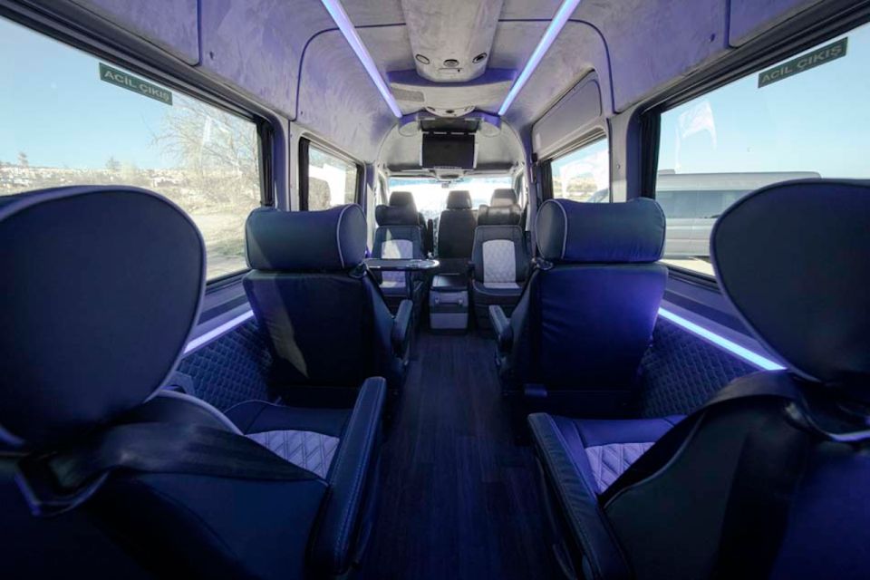 Cappadocia: Private Van & Guide Service - Mercedes minivan comfort and pickup details