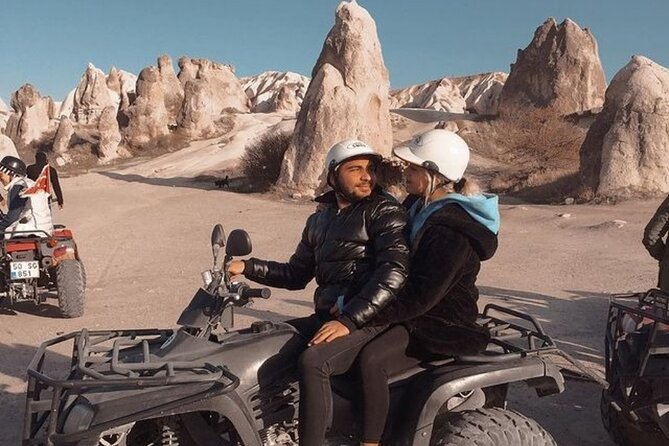 Cappadocia Quad Bike Tour (1 ATV for 2 persons) 2 Hours - Getting ready at the departure office