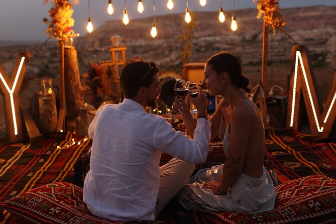 Cappadocia Romantic Dinner İn The Valley with Concept - Love Valley at sunset, then under the stars