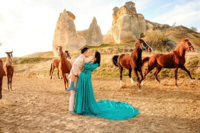 Cappadocia Running Horses Photoshoot with Private Pickup