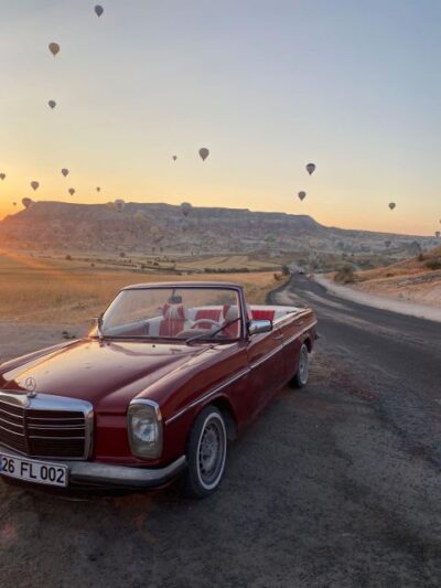 Cappadocia: Sunrise, Day Tour & Sunset Classic Car Tour