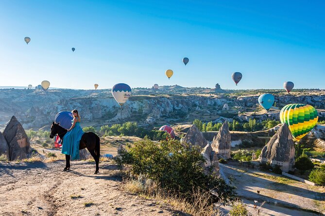 Cappadocia Sunrise Horse Riding - Red Valley in the first morning light