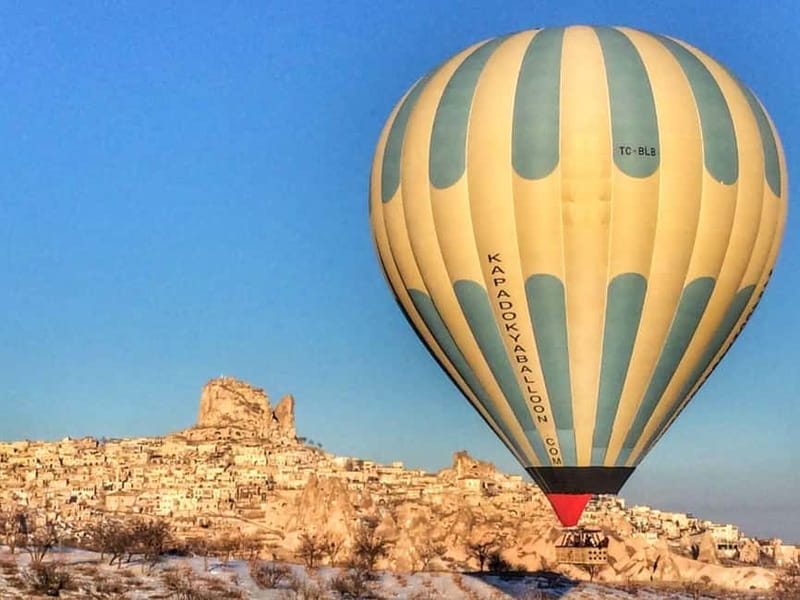 Cappadocia Sunrise Hot Air Balloon Flight/Kapadokya Balloons - Göreme at sunrise, seen from above