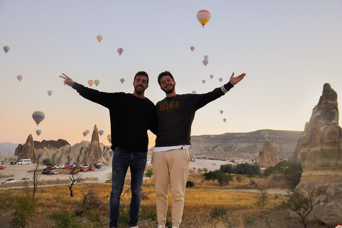 Cappadocia Sunrise Hot Air Balloon Watching Tour With Audio Guide - Pickup, timing, and the cold morning start
