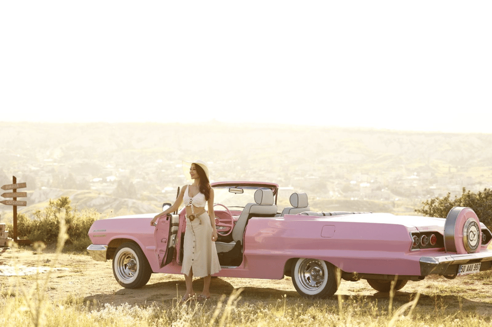 Cappadocia : Sunrise / Sunset Classic Car Tour - Sunset colors across the valleys