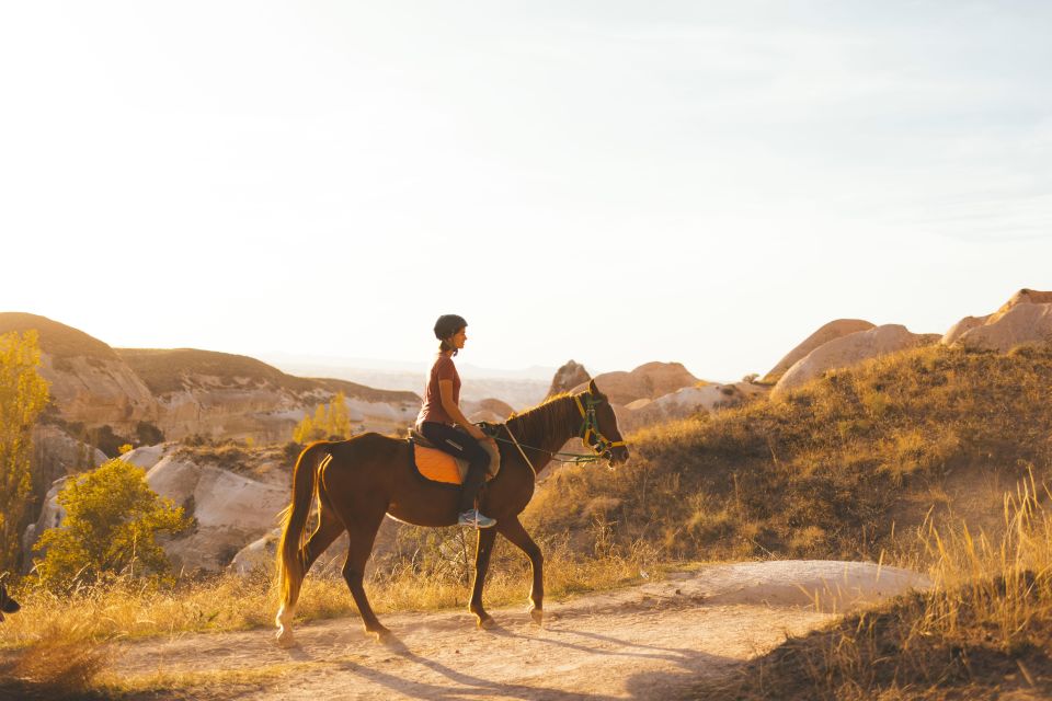 Cappadocia: Sunset or Daytime Horse Riding Tour - Small groups, private rides, and the pace