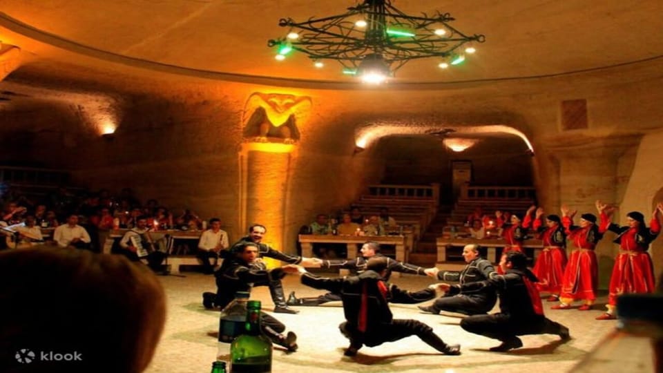 Cappadocia: Turkish Culture Dinner Show & Optional Transfer - Arriving at a room built around the stage