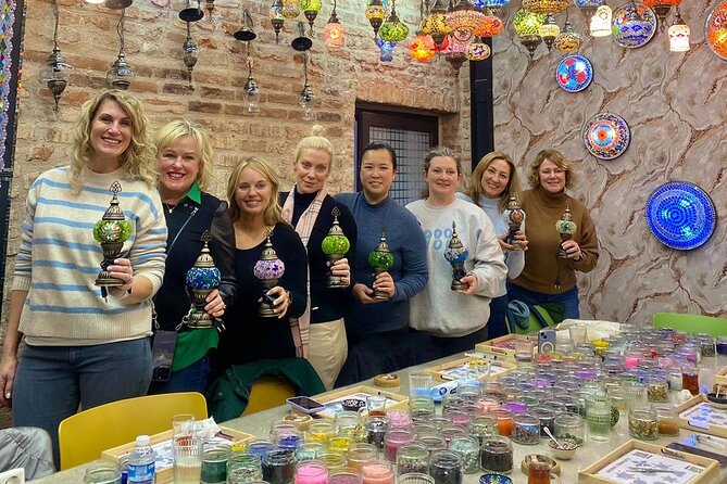 Cappadocia: Turkish Mosaic Lamp Workshop in Göreme - All Included - Choosing your pattern and colors