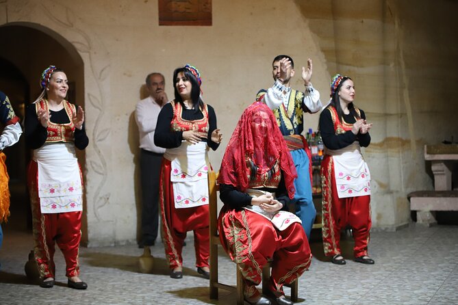 Cappadocia Turkish Night Show - Homemade meze sets the table