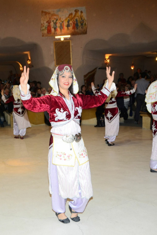 Cappadocia: Turkish Night Show with Dinner in a Cave - Entering a Cappadocia cave restaurant
