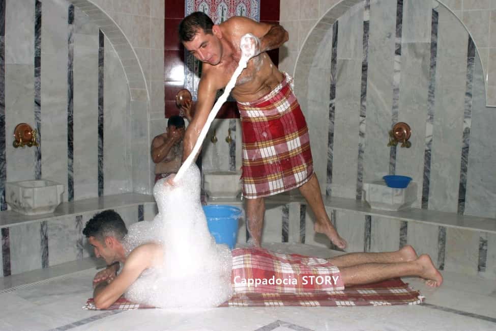 Cappadocia Turkish Traditional Bath - Hamam - Bubble Massage - The 20-minute foam massage on warm marble