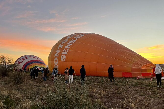 Cat Valley Ballon Tour In Cappadocia With Free Hotel Transfer - Watching the balloon come to life